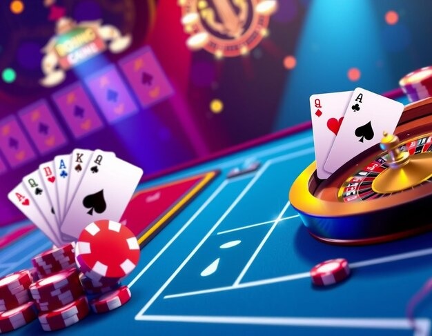 idrslot88 BandarQ card hand showing 7 and 8 totaling 15 (value 5)